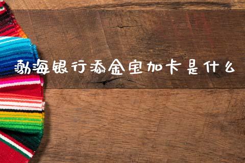 渤海银行添金宝加卡是什么_https://m.jnkyh.com_股票交易_第1张