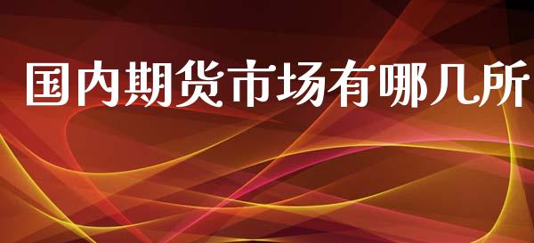 国内期货市场有哪几所_https://m.jnkyh.com_期货开户条件_第1张