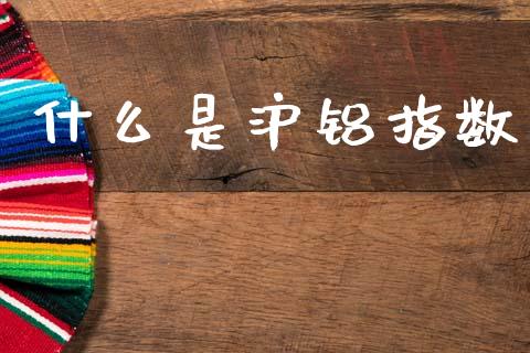 什么是沪铝指数_https://m.jnkyh.com_国际原油_第1张