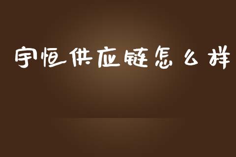 宇恒供应链怎么样_https://m.jnkyh.com_期货开户条件_第1张