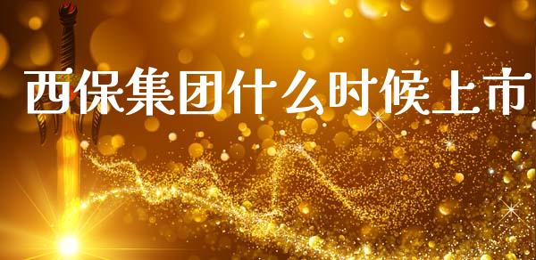西保集团什么时候上市_https://m.jnkyh.com_期货开户条件_第1张