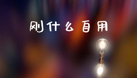 刚什么自用_https://m.jnkyh.com_股票交易_第1张