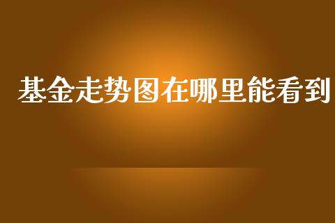 基金走势图在哪里能看到_https://m.jnkyh.com_国际原油_第1张