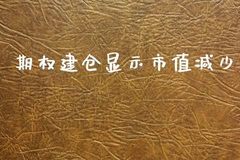 期权建仓显示市值减少_https://m.jnkyh.com_期货开户条件_第1张