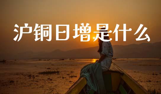沪铜日增是什么_https://m.jnkyh.com_期货开户条件_第1张
