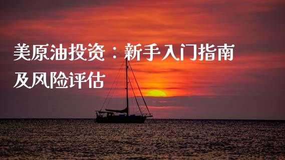 美原油投资：新手入门指南及风险评估_https://m.jnkyh.com_国际原油_第1张