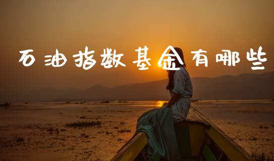 石油指数基金有哪些_https://m.jnkyh.com_股指期货_第1张