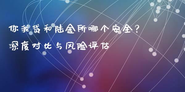 你我贷和陆金所哪个安全？深度对比与风险评估_https://m.jnkyh.com_国际原油_第1张