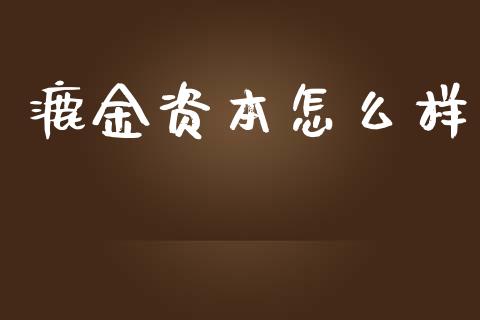 漉金资本怎么样_https://m.jnkyh.com_国际原油_第1张
