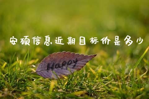 安硕信息近期目标价是多少_https://m.jnkyh.com_股票交易_第1张