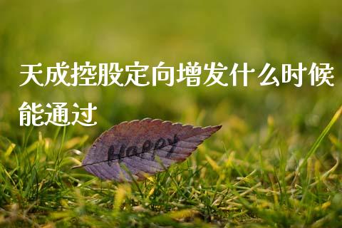 天成控股定向增发什么时候能通过_https://m.jnkyh.com_期货开户条件_第1张