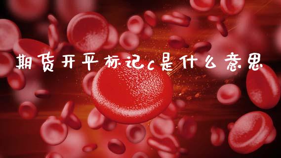 期货开平标记c是什么意思_https://m.jnkyh.com_股指期货_第1张