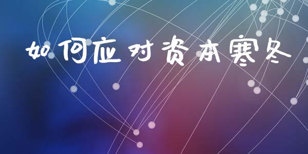 如何应对资本寒冬_https://m.jnkyh.com_国际原油_第1张