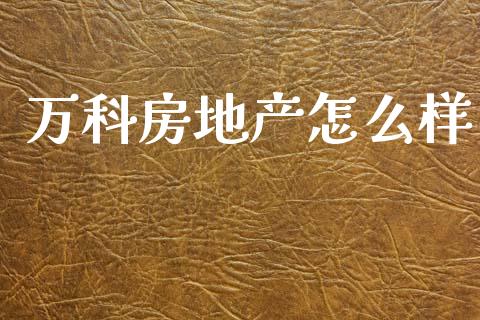 万科房地产怎么样_https://m.jnkyh.com_股指期货_第1张