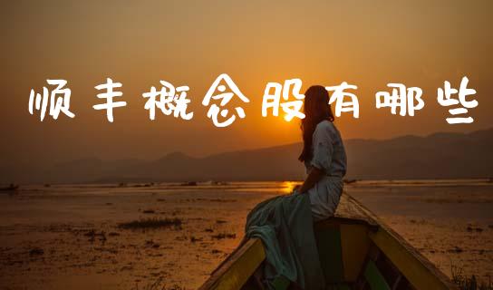 顺丰概念股有哪些_https://m.jnkyh.com_国际原油_第1张