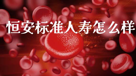恒安标准人寿怎么样_https://m.jnkyh.com_股指期货_第1张