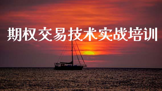 期权交易技术实战培训_https://m.jnkyh.com_期货开户条件_第1张