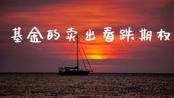 基金的卖出看跌期权_https://m.jnkyh.com_期货开户条件_第1张