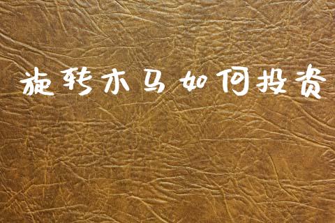旋转木马如何投资_https://m.jnkyh.com_股票交易_第1张