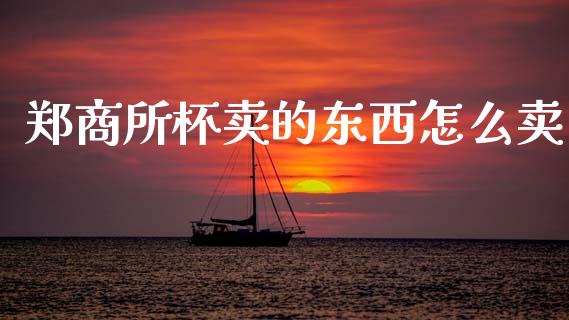 郑商所杯卖的东西怎么卖_https://m.jnkyh.com_股票交易_第1张