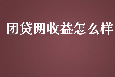 团贷网收益怎么样_https://m.jnkyh.com_国际原油_第1张