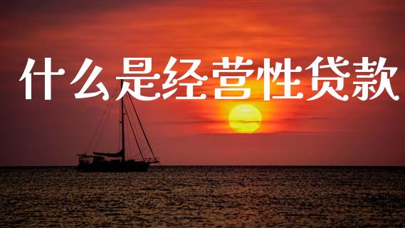 什么是经营性贷款_https://m.jnkyh.com_股票交易_第1张