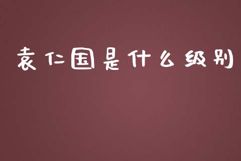 袁仁国是什么级别_https://m.jnkyh.com_国际原油_第1张