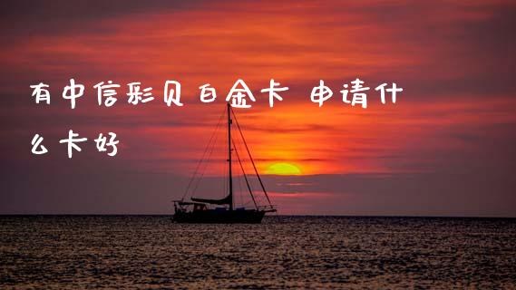 有中信彩贝白金卡 申请什么卡好_https://m.jnkyh.com_股指期货_第1张