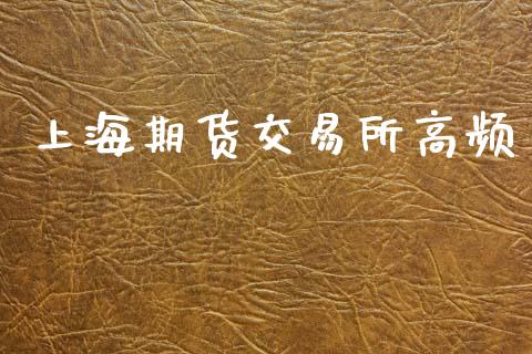 上海期货交易所高频_https://m.jnkyh.com_股票交易_第1张
