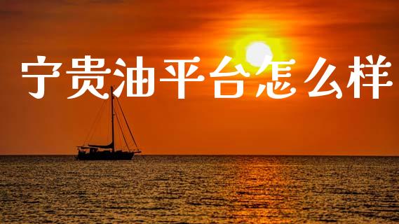 宁贵油平台怎么样_https://m.jnkyh.com_国际原油_第1张