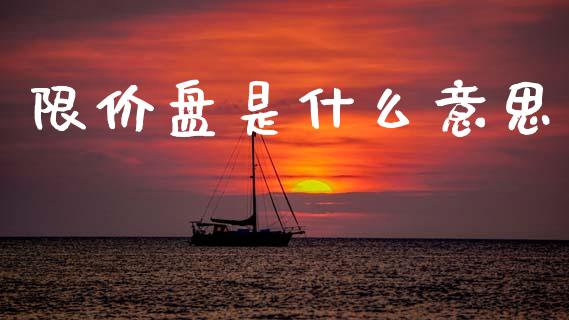 限价盘是什么意思_https://m.jnkyh.com_股指期货_第1张