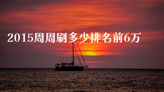 2015周周刷多少排名前6万_https://m.jnkyh.com_股票交易_第1张