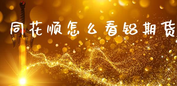 同花顺怎么看铝期货_https://m.jnkyh.com_股指期货_第1张