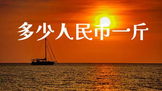 多少人民币一斤_https://m.jnkyh.com_国际原油_第1张