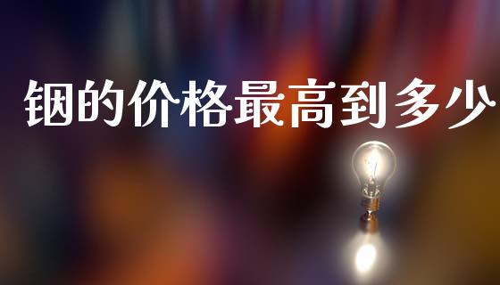 铟的价格最高到多少_https://m.jnkyh.com_股指期货_第1张