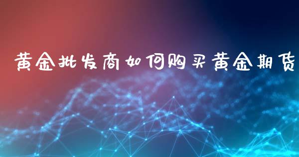 黄金批发商如何购买黄金期货_https://m.jnkyh.com_股指期货_第1张