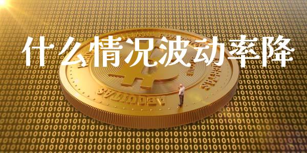 什么情况波动率降_https://m.jnkyh.com_国际原油_第1张
