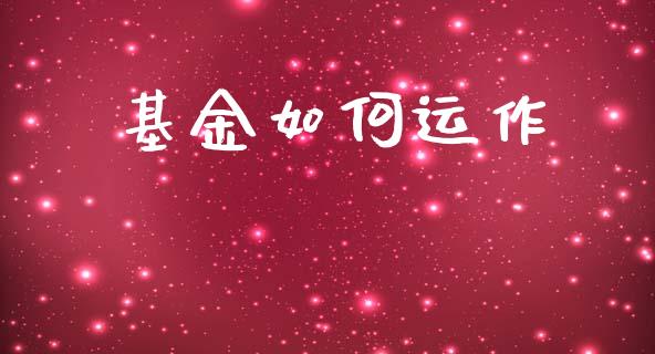 基金如何运作_https://m.jnkyh.com_国际原油_第1张