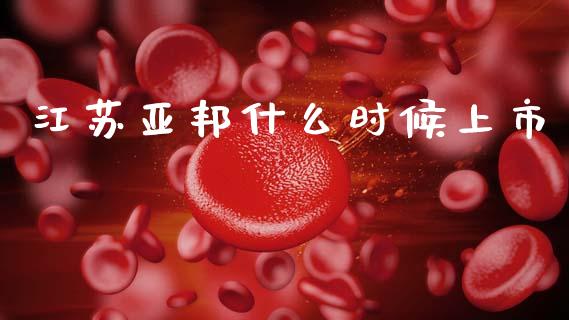 江苏亚邦什么时候上市_https://m.jnkyh.com_期货开户条件_第1张