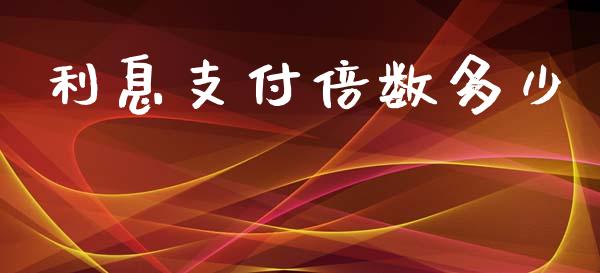 利息支付倍数多少_https://m.jnkyh.com_股指期货_第1张
