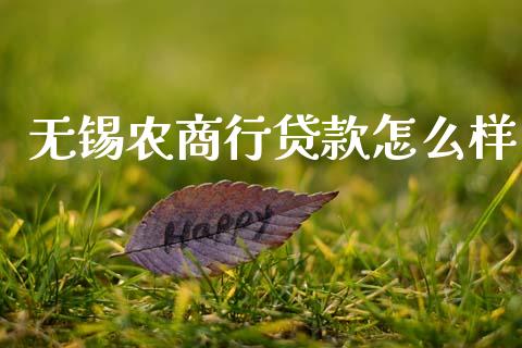 无锡农商行贷款怎么样_https://m.jnkyh.com_股票交易_第1张