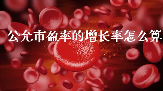 公允市盈率的增长率怎么算_https://m.jnkyh.com_期货开户条件_第1张