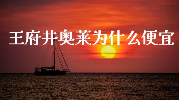 王府井奥莱为什么便宜_https://m.jnkyh.com_股票交易_第1张