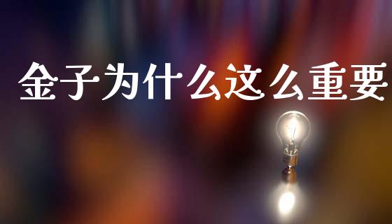 金子为什么这么重要_https://m.jnkyh.com_股票交易_第1张