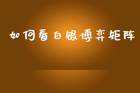 如何看白银博弈矩阵_https://m.jnkyh.com_国际原油_第1张
