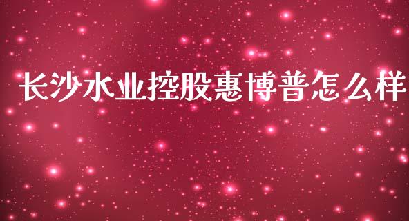 长沙水业控股惠博普怎么样_https://m.jnkyh.com_国际原油_第1张