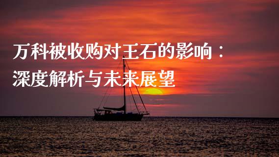 万科被收购对王石的影响：深度解析与未来展望_https://m.jnkyh.com_股指期货_第1张