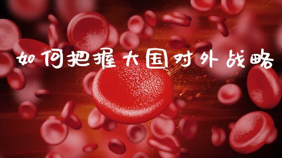 如何把握大国对外战略_https://m.jnkyh.com_期货开户条件_第1张