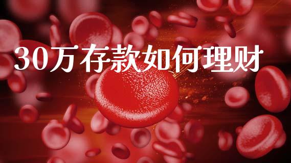 30万存款如何理财_https://m.jnkyh.com_国际原油_第1张