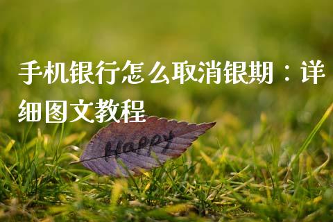 手机银行怎么取消银期：详细图文教程_https://m.jnkyh.com_国际原油_第1张